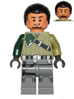 LEGO Minifigure -- Kanan Jarrus (Black Hair and Eyebrows)-Star Wars / Star Wars Rebels -- SW0577 -- Creative Brick Builders